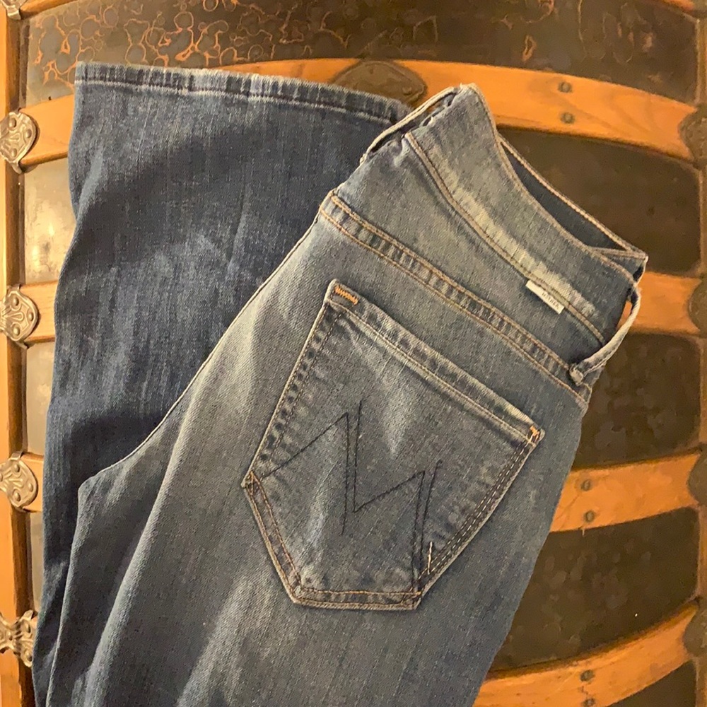 Mother jeans, The Runaway in Medium Kitty. Size 28